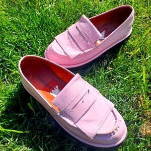 NEW Baby Pink Platform Loafers Oxfords Size 9